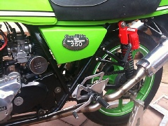 1979 Kawasaki Z250A1 side panel